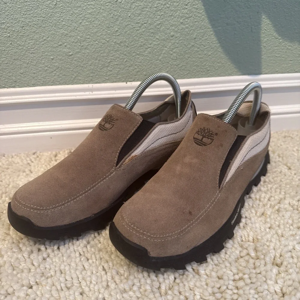 Timberland Men's Slip-On Boots Taupe Brown